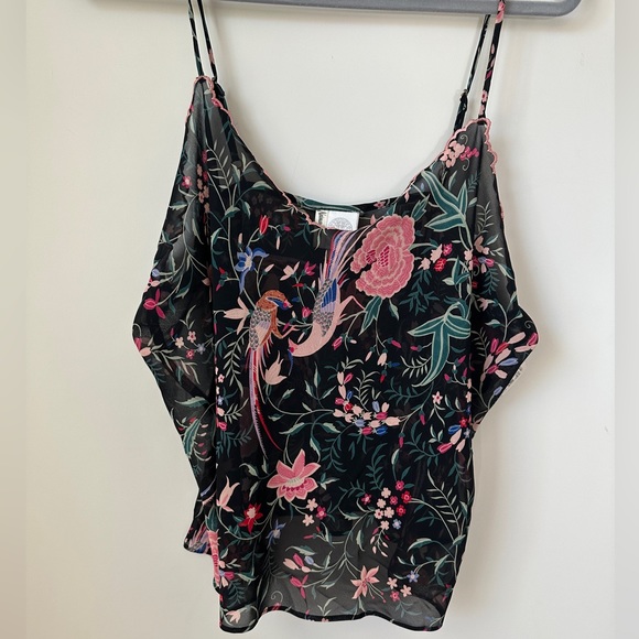 NWT Natori 3pc pajama set robe camisole pants luxurious floral XL Neiman Marcus - Picture 5 of 13